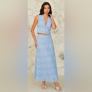 Commense light blue two piece set